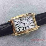 Top Grade Replica Franck Muller Watches - Long Island Rose Gold White Face